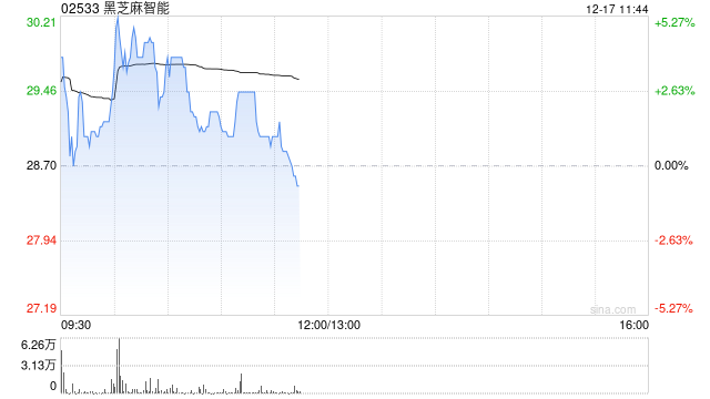 黑芝麻智能早盘涨超3% 公司SoC产品及解决方案市占率有望快速提升